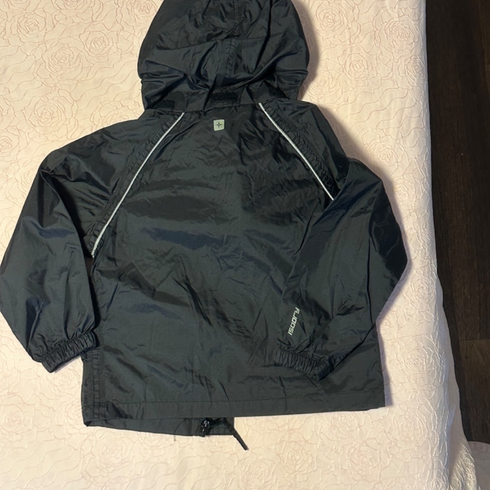 Blue rain jacket - Picture 2 of 3